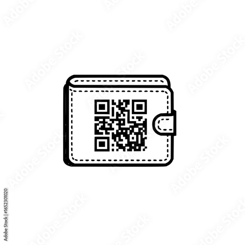 Qr code wallet digital payment mobile banking cryptocurrency scan finance technology business transaction app money