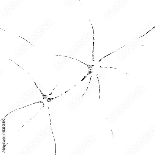 Abstract neuron cells network connections neural pathways brain synapses dendrites black and white illustration art
