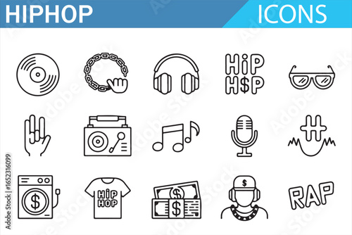 Hip Hop Music and Street Culture: Icons for Rap, Dance, and Fashion