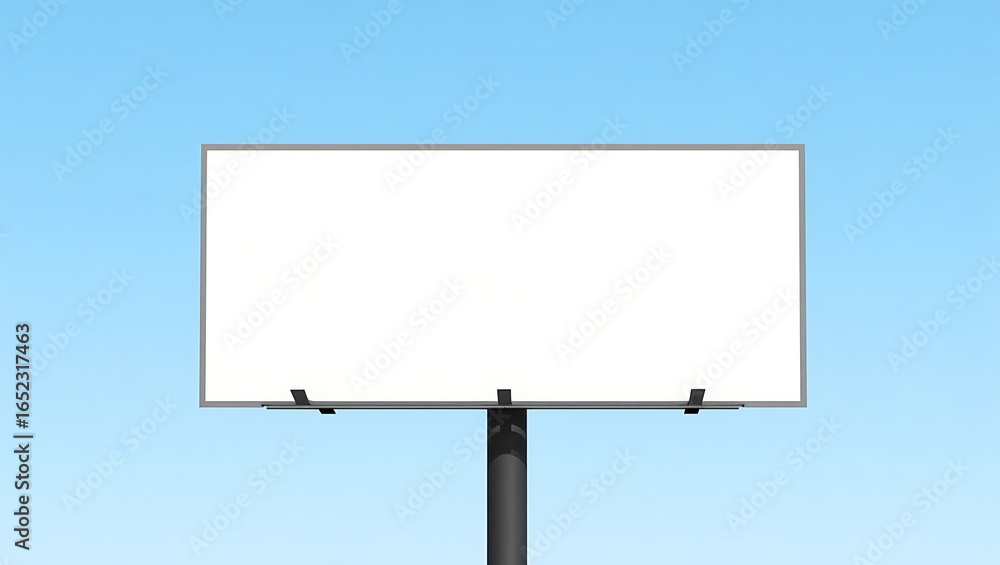 Obraz premium Blank Outdoor Billboard Mockup