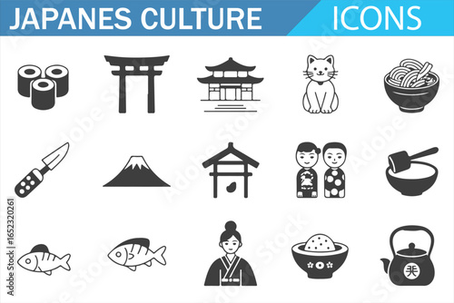 Traditional Japanese Icons: Sushi, Geishas, and Landmarks