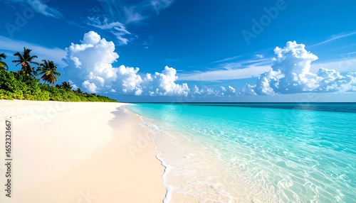 Fototapeta Naklejka Na Ścianę i Meble -  Tropical Beach Paradise. (3)