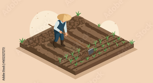 businessman on the top of a hill