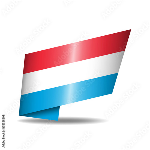 Free Download Folded national flag, shining with a shadow. - GFXLoad
