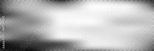 Halftone faded gradient texture. Grunge halftone grit background. White and black sand noise wallpaper. Retro pixilated vector backdrop
