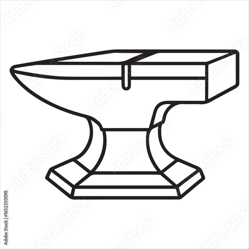 antique anvil vector art