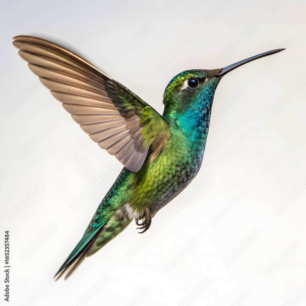 Fototapeta premium humming bird bird isolated