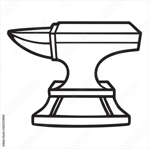 antique anvil vector art