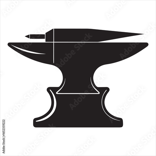 antique anvil vector art