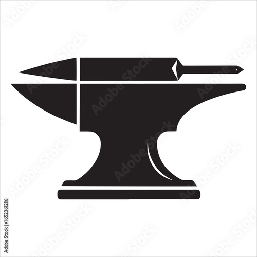 antique anvil vector art