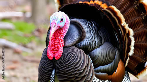 Eastern Wild Turkey Feathers and Beard
