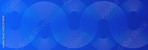 Abstract modern blue gradient geometric wave lines art digital background design for Web, App, Banner, Cover, header 