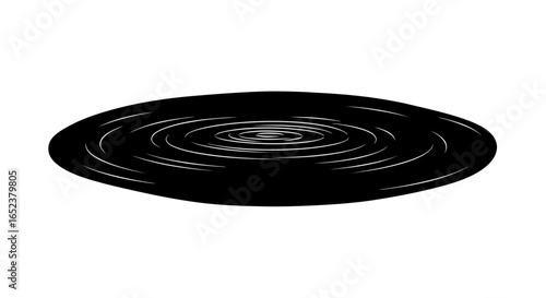 tranquil water ripple a transparent vector illustration for design projects