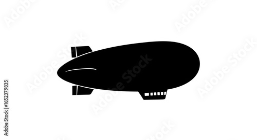 transparent background airship vector perfect for branding and design projects