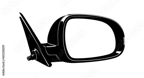 transparent background car side mirror vector illustration for design projects
