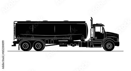transparent background tanker truck vector illustration for logistics design