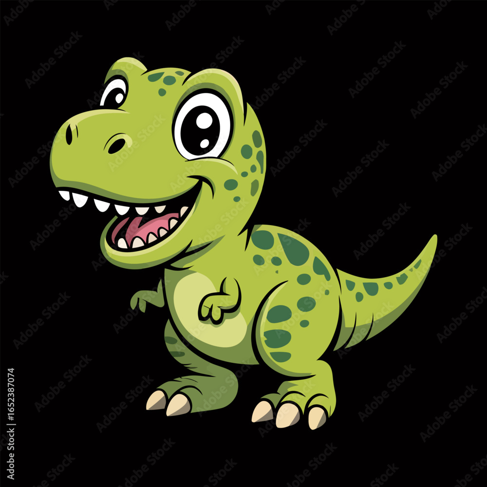 Fototapeta premium cute baby dinosaur vector for t-shirt