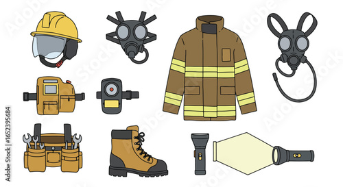 Collection of Safety Equipment and Work Gear