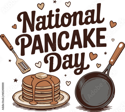 Celebrate National Pancake Day with a Stack of Pancakes