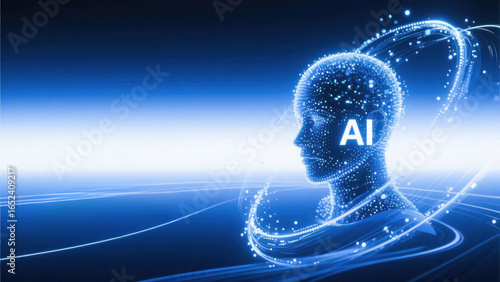 Artificial Intelligence Representing Futuristic Technological Concepts