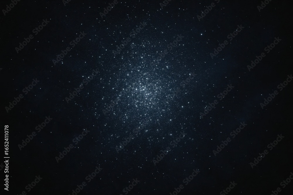 Obraz premium An expansive cosmic tapestry of stars and nebulae, captured in a deep black canvas that evokes the mystery and vastness of the universe