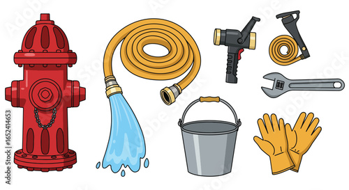 Firefighting and Emergency Safety Tools Collection