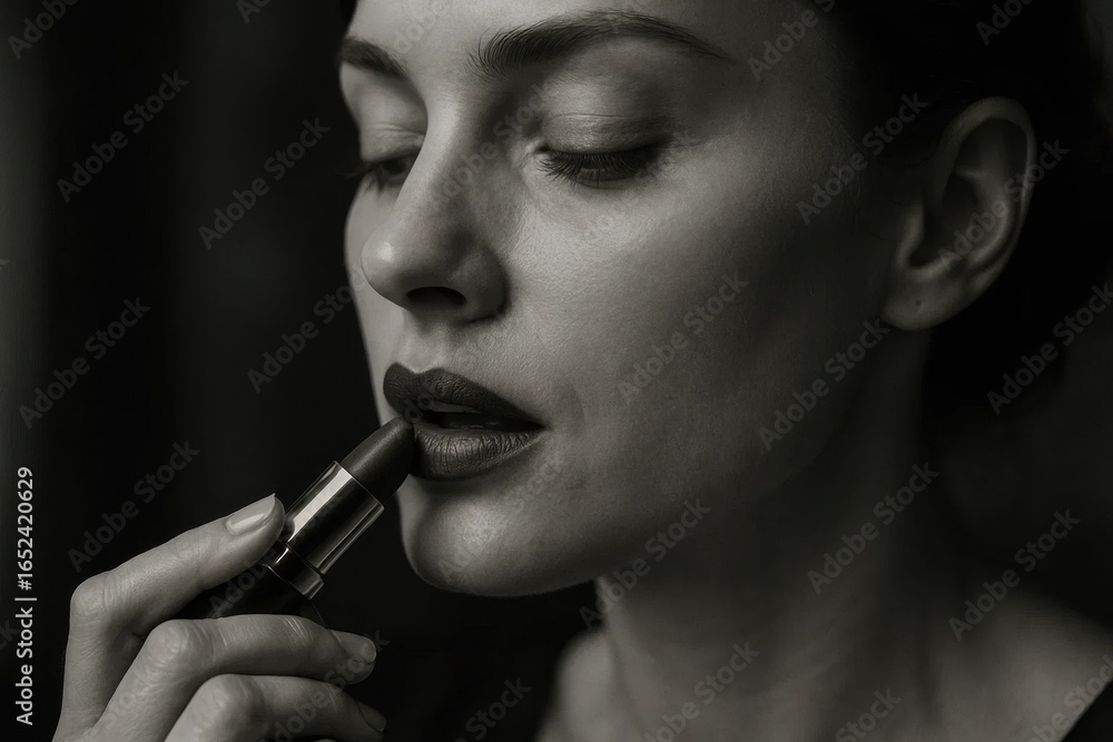 Obraz premium A Study in Monochrome Beauty