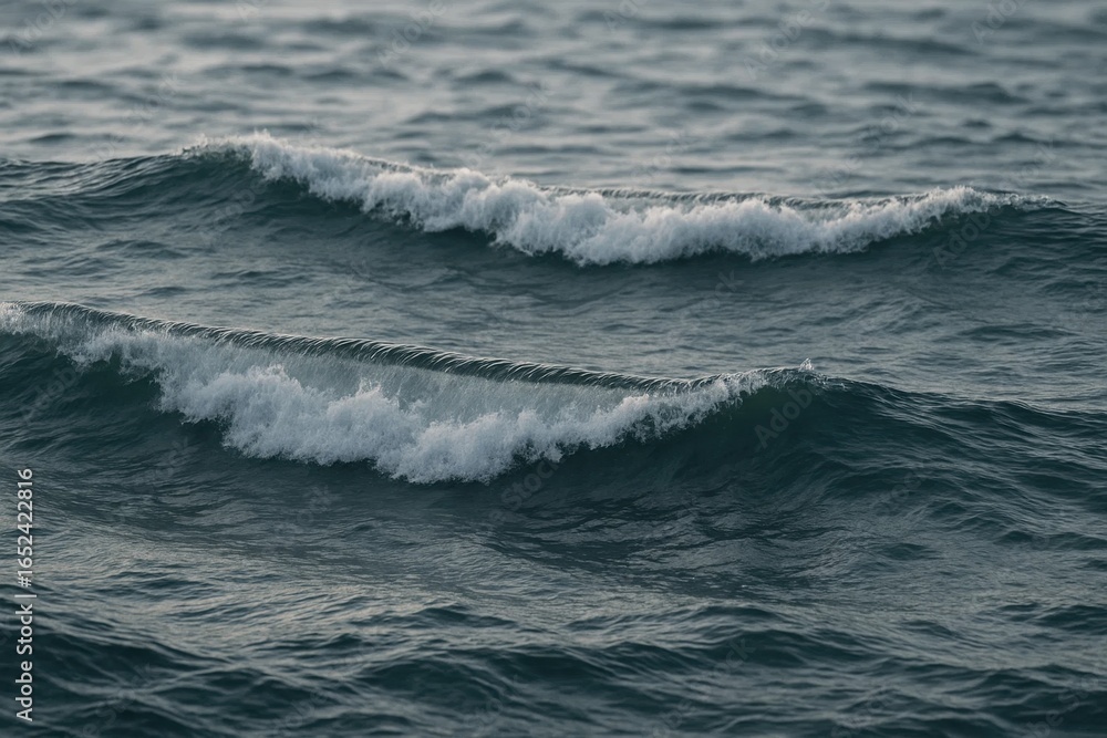 Fototapeta premium A Study in Ocean Waves