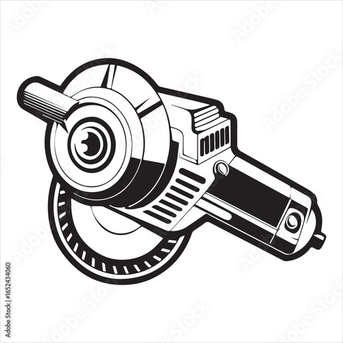 angle grinder power tool vector