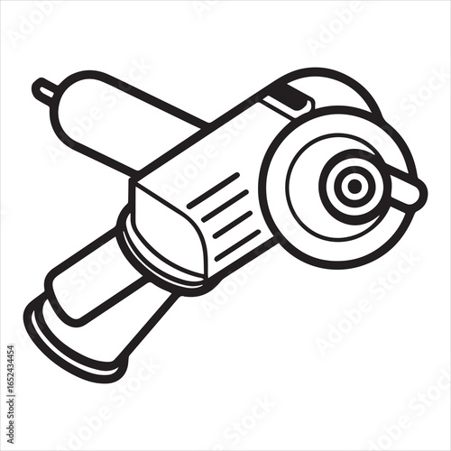 angle grinder power tool vector