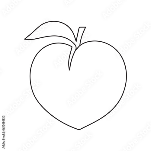 prunus line icon