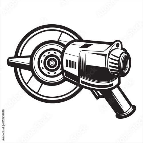 angle grinder power tool vector