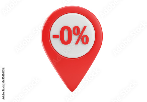 Isolated 3D Red Map Pin with Zero Percent Interest Rate Offer Free Download Isolated 3D Red Map Pin with Zero Percent Interest Rate Offer - GFXLoad