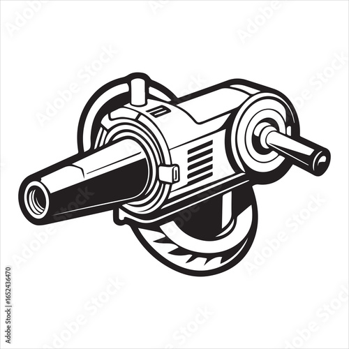 angle grinder power tool vector