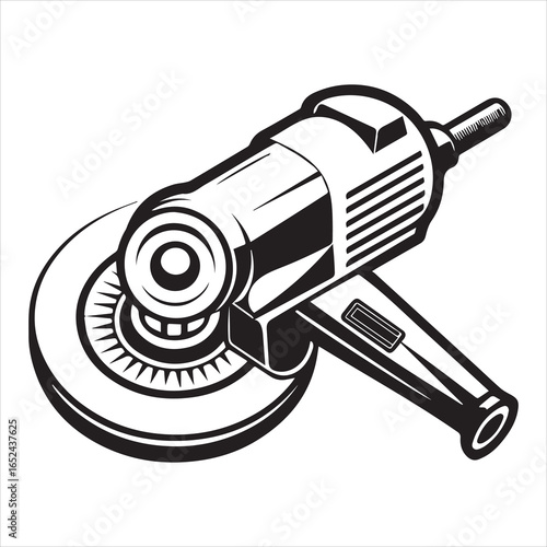 angle grinder power tool vector