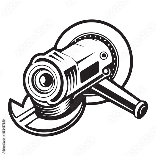 angle grinder power tool vector