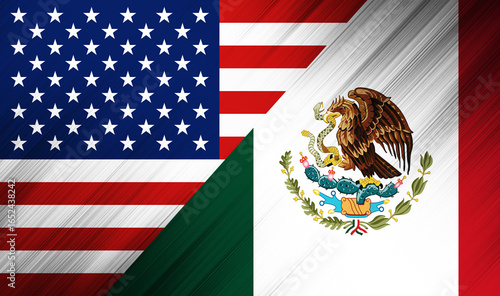 United States and Mexico facing off