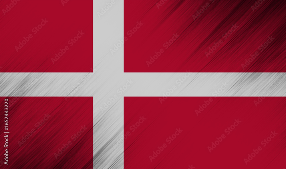Fototapeta premium Red and white abstract representation of a national flag design