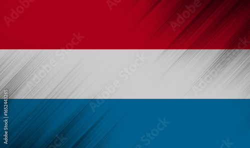 Free Download Luxembourg flag painted with vibrant brush strokes for artistic flair - GFXLoad