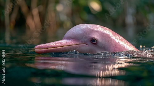 Amazon river dolphin boto pink dolphin freshwater dolphin wildlife amazon rainforest animal aquatic mammal nature