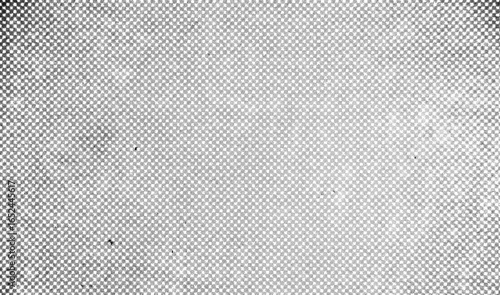 Abstract Dotted Halftone Retro Paper Print Texture Vector Filter with Transparent Background Grayscale