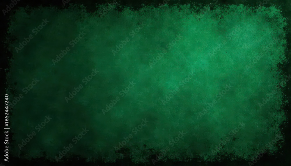 Obraz premium Elegant dark emerald green, vintage grunge texture, black border , luxury, dark, matte