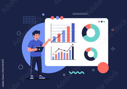 Understanding business growth through comprehensive data analysis and performance metrics visualization