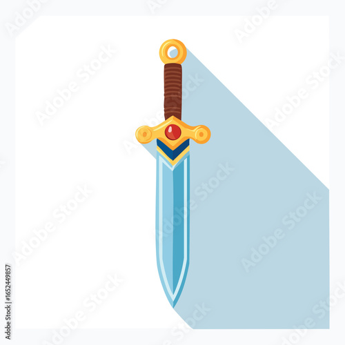 Dagger Vector illustration with clean lines and bold shapes.