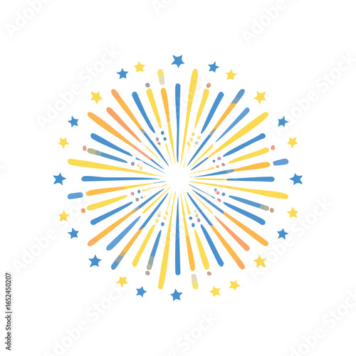 Salute Vector illustration with clean lines and bold shapes.
