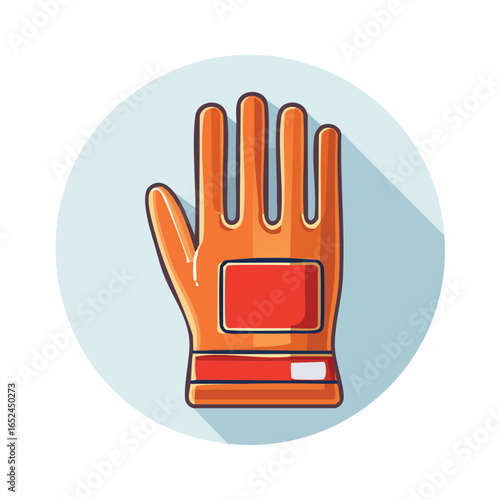 Gloves Vector illustration with clean lines and bold shapes.