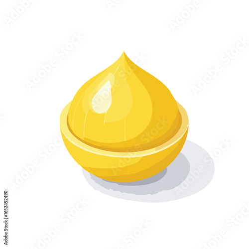 Mustard Seed Isometric vector illustration with clean 3D perspective.