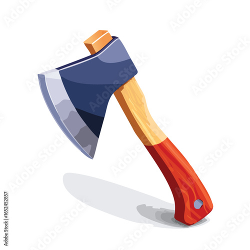 Axe Isometric vector illustration with clean 3D perspective.