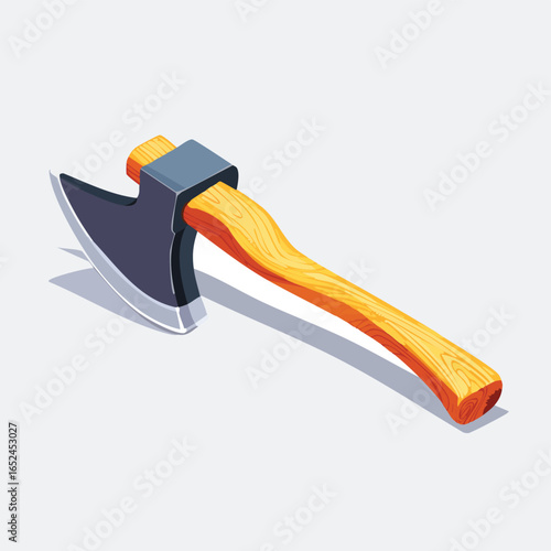 Tomahawk Isometric vector illustration with clean 3D perspective.