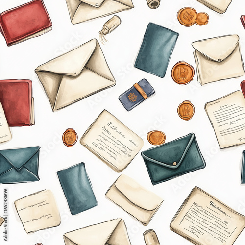 collection of vintage envelopes